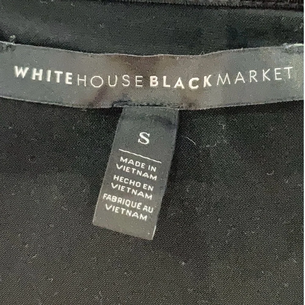 White House Black Market Reversible Sheath Dress – Floral / Black – Size S #154 - Picture 7 of 8
